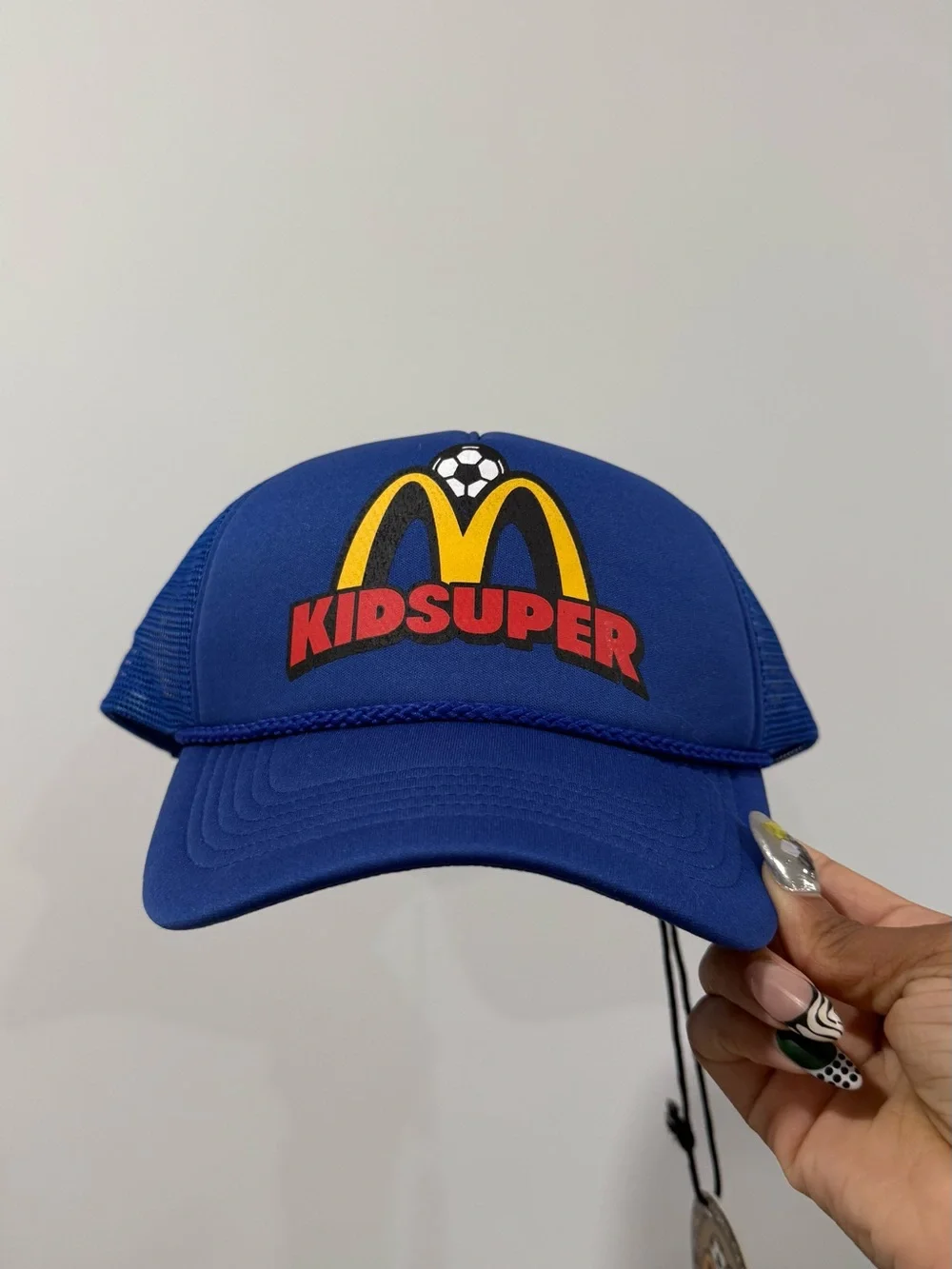 KidSuper x McDonald’s Trucker Hat with Soccer Graphic